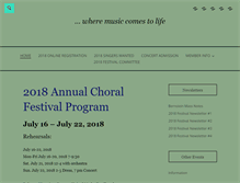 Tablet Screenshot of brookhavenchoral.org